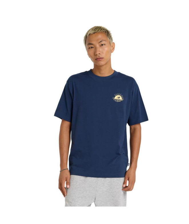 T-shirt New Balance Lobster Boat Homme Bleu Marine