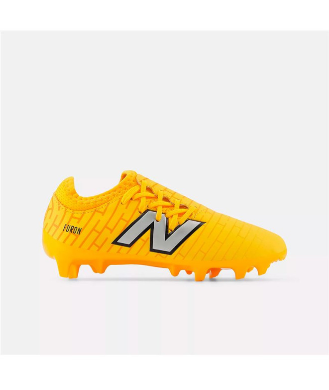 Zapatillas de Fútbol New Balance FURON DISPATCH JNR FG V7+ Sun Glow Infantil