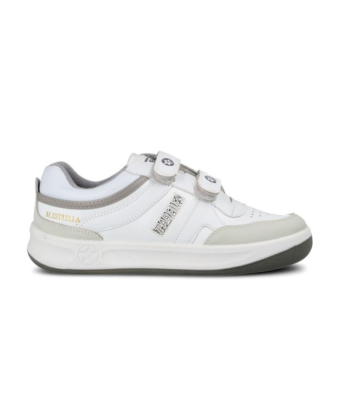 Zapatillas Paredes Estrella Velcro Infantil Blanco