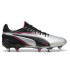 Botas de fútbol Puma King Ultimate Mxsg Hombre Natural blando/Negras/Plateadas