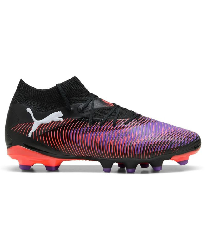 Botas de futebol de Futebol Puma Future 8 Pro Fg/Ag Mulher Preto/Branco/Vermelho Brilhante