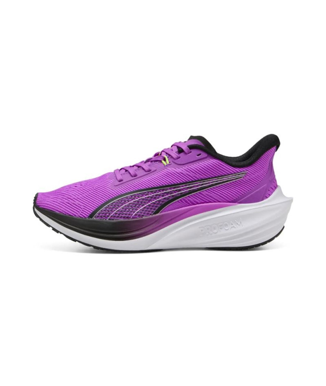 Zapatillas de Running Puma Darter Pro Hombre Magenta/Negro/Amarillo Alerta