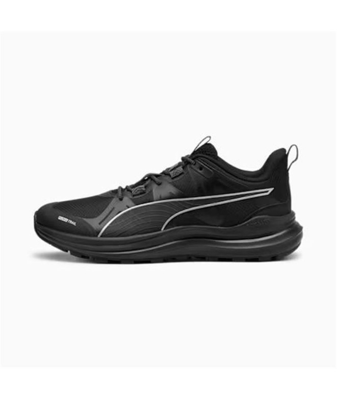 Chaussures de Running Puma Reflect Lite Trail Homme Noir/Gris foncé froid/Argent