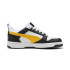 Sapatilhas Puma Rebound V6 Lo J Infantil Preto/Amarelo/Branco