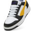 Sapatilhas Puma Rebound V6 Lo J Infantil Preto/Amarelo/Branco