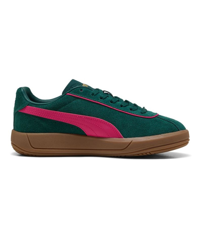 Chaussures Puma Club Klassika S Femme Vert...