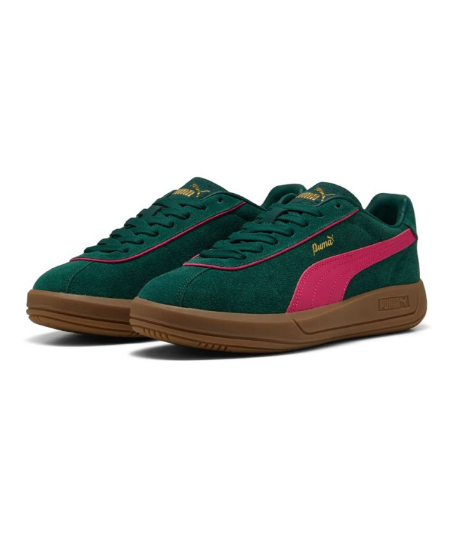 Chaussures Puma Club Klassika S Femme Vert...