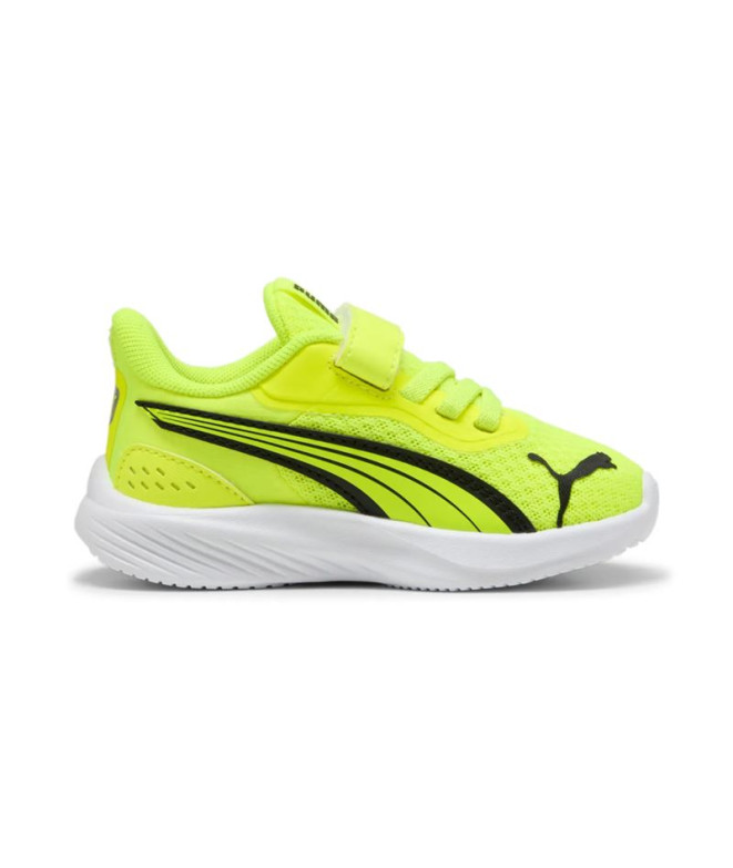 Zapatillas Puma Pounce Ac+ Inf Niño Alerta amarilla/Negro/Blanco