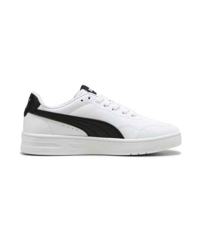 Chaussures Puma Court Lally Fille Blanc/Noir