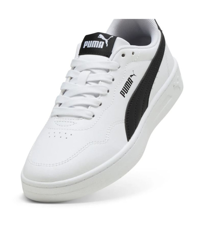 Chaussures Puma Court Lally Fille Blanc/Noir