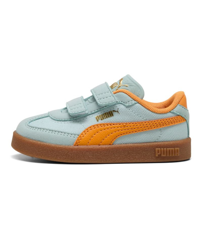Zapatillas Puma Club II Era Niño Azul celeste/Naranja