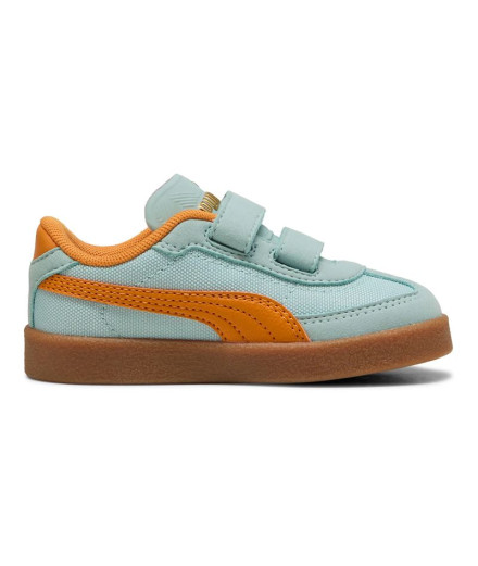 Chaussures Puma Club II Era Enfant Bleu clair/Orange 2