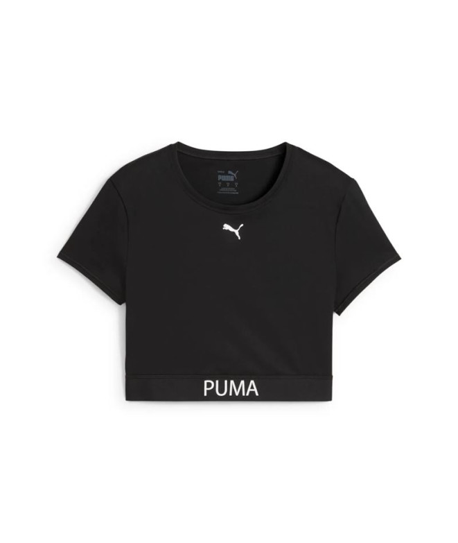 Camiseta de Fitness Puma W Strong Mujer Negro