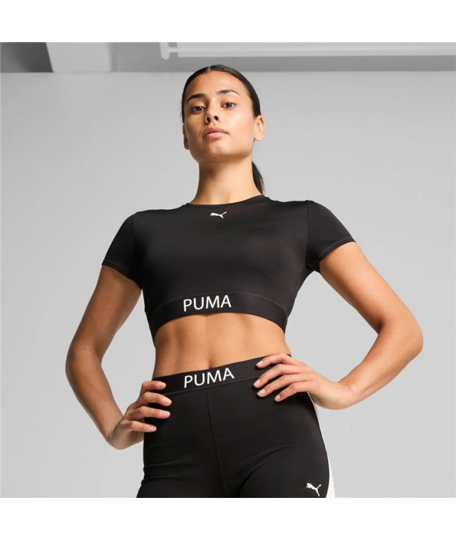 T-shirt de Fitness Puma W Strong Femme Noir