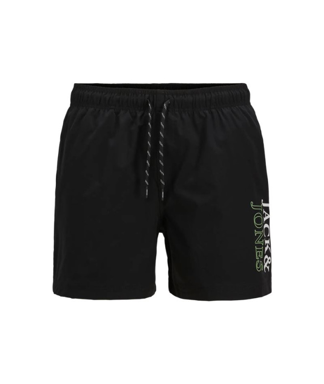 Bañador Jack and Jones Jpstmaui Jjswim Double Logo Hombre Negro