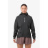 Casaco de Trail Nnormal Trail Rain Mulher Preto