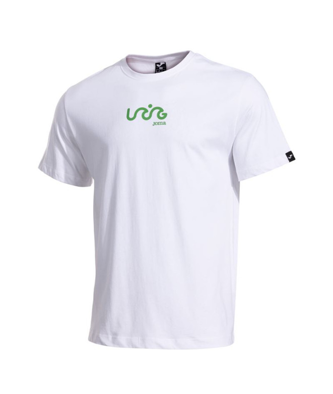 Camiseta Joma Santa Mónica Branco Verde Homem