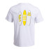 Camiseta Joma Santa Mónica Blanco Amarillo Hombre