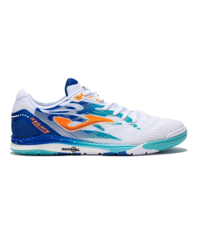 Zapatillas Joma Regate Rebound 2576 Blanco Royal Indoor Niño