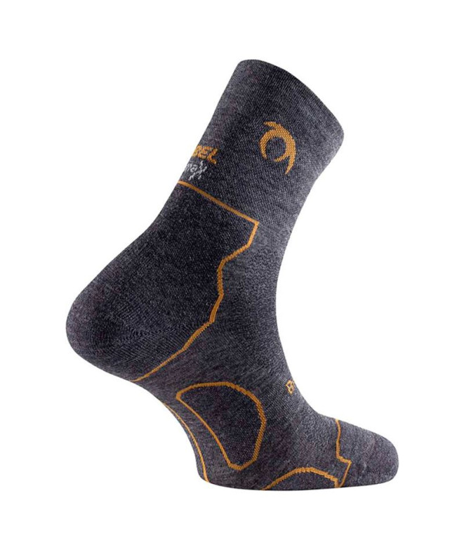 Calcetines De Running Lurbel Taiga Four Marengo/Amarillo Ambar
