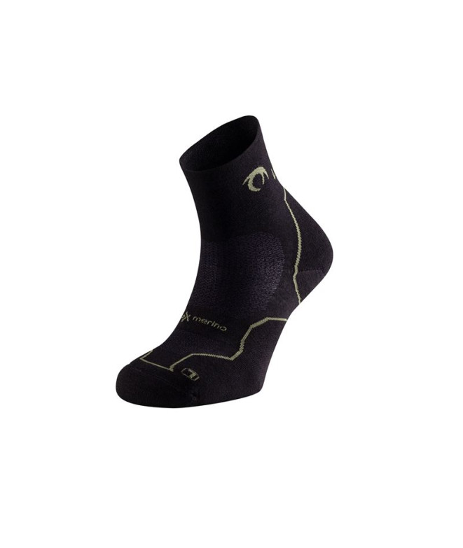 Calcetines De Running Lurbel Taiga Three Marengo/Amarillo Ambar
