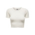 Camiseta Only Jdycirkeline S/S Crop Knt Noos Cloud Dancer Mujer
