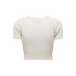 Camiseta Only Jdycirkeline S/S Crop Knt Noos Cloud Dancer Mujer