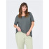 Camiseta Only Carmoster Fold Up Noos Balsam Green Mujer