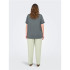Camiseta Only Carmoster Fold Up Noos Balsam Green Mujer