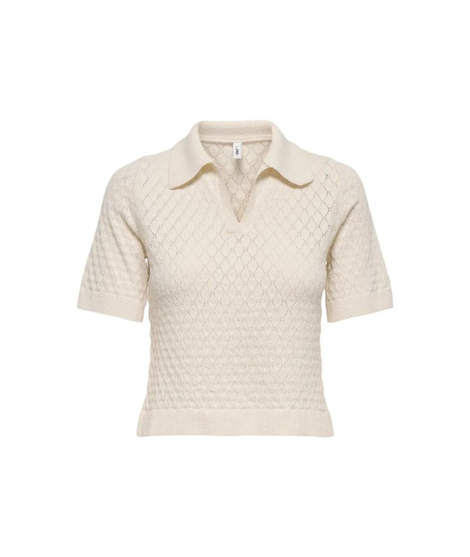 Polo Only Onlcosima Ss Structure Polo Knt Noos Mujer Birch