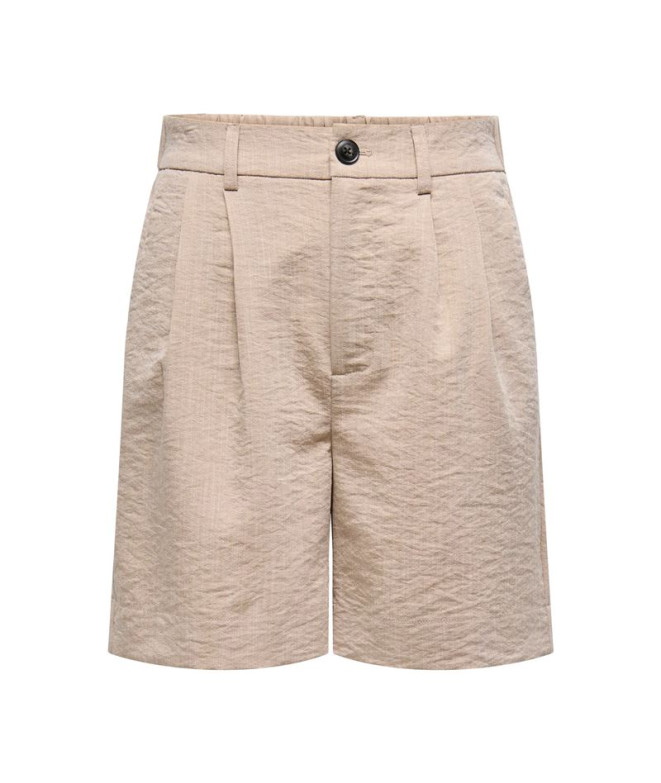 Pantalón Only Onlmarsa Solid Shorts Wvn Noos Mujer Safari Melange