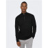 Sweat Only & Sons Onswyler Life Reg 14 Half Zip Knit Noos Noir Homme