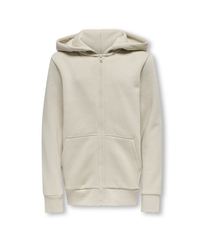 Moletom Only & Sons Osjceres Zip Thr. ie Noos Silver Lining Infantil