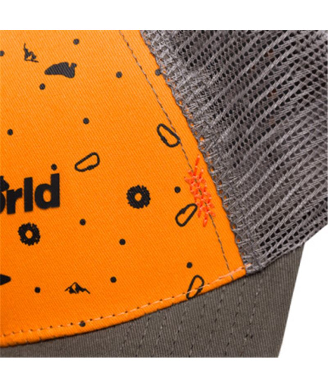 Gorra de Montaña Trangoworld Cabris Naranja/Gris