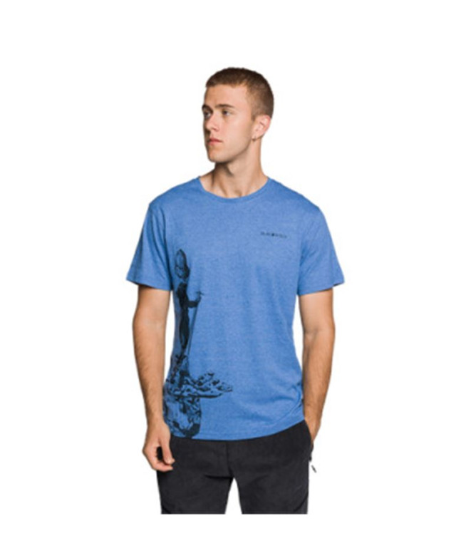 Camiseta Trangoworld Nuvens Homem Azul