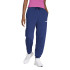 Calça adidas Lin French Terry Cf Mulher Azul Escuro/Branco