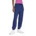 Calça adidas Lin French Terry Cf Mulher Azul Escuro/Branco