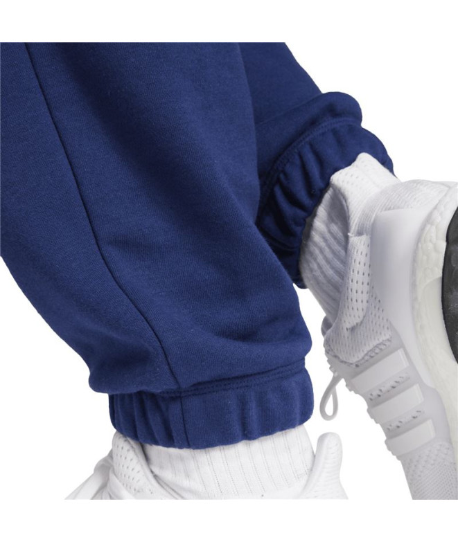 Calça adidas Lin French Terry Cf Mulher Azul...