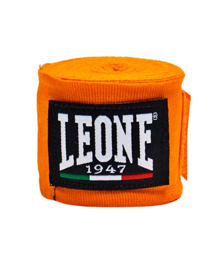 Bandages de Boxes Leone Semielásticas 3,5M Orange