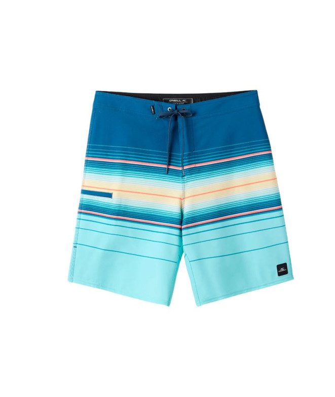 Bañador O'Neill Hyperfreak Heat Stripe 21" Hombre Azul