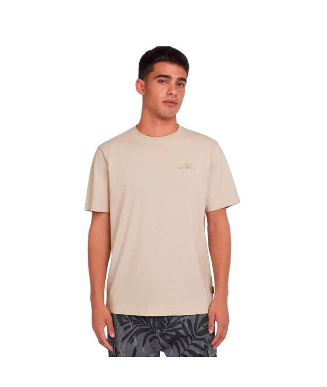 T-shirt O'Neill Petit Logo Homme Beige
