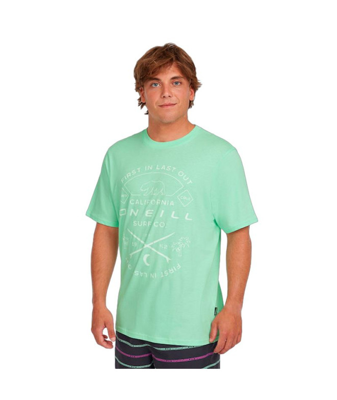 Camiseta O'Neill Jack O'Neill Muir Hombre Menta