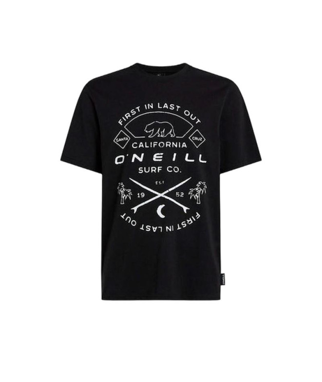 Camiseta O'Neill Jack O'Neill Muir Hombre Negro