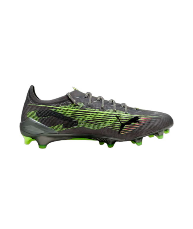 Botas de fútbol Puma Ultra 5 Ultimate Fg Matte Aged Silver-Yellow Alert- Hombre