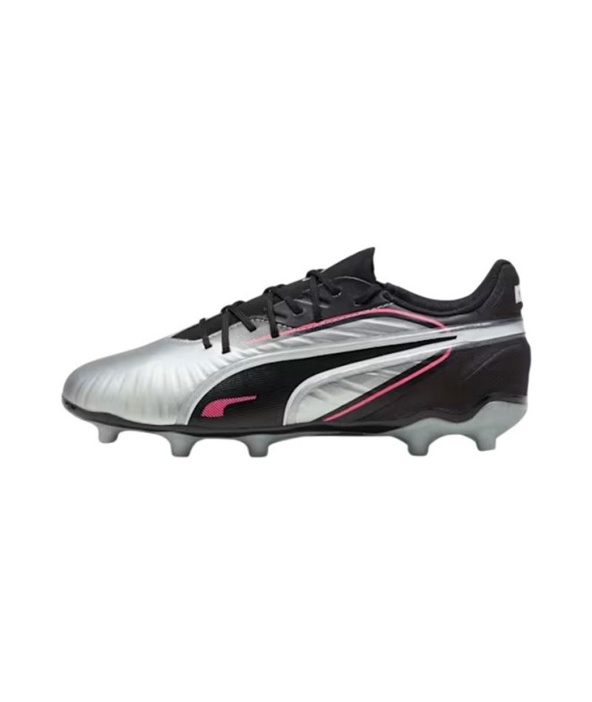 Botas de fútbol Puma King Match Fg/Ag , Silver, Niño