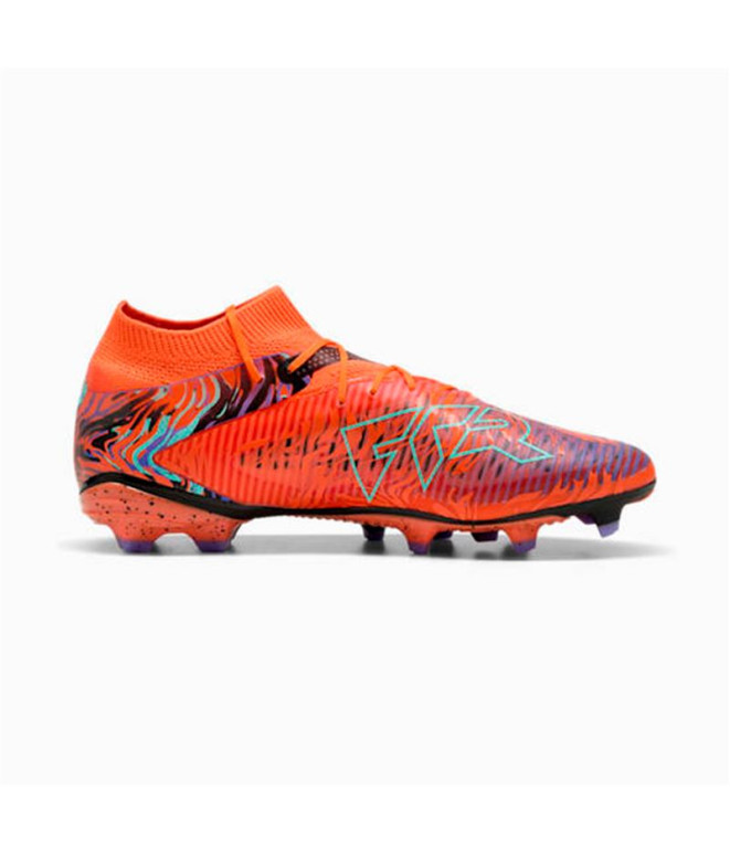 Botas De Fútbol Puma Future 8 Pro Creativity Fg/Ag Orange Poppy- -Poison Pink