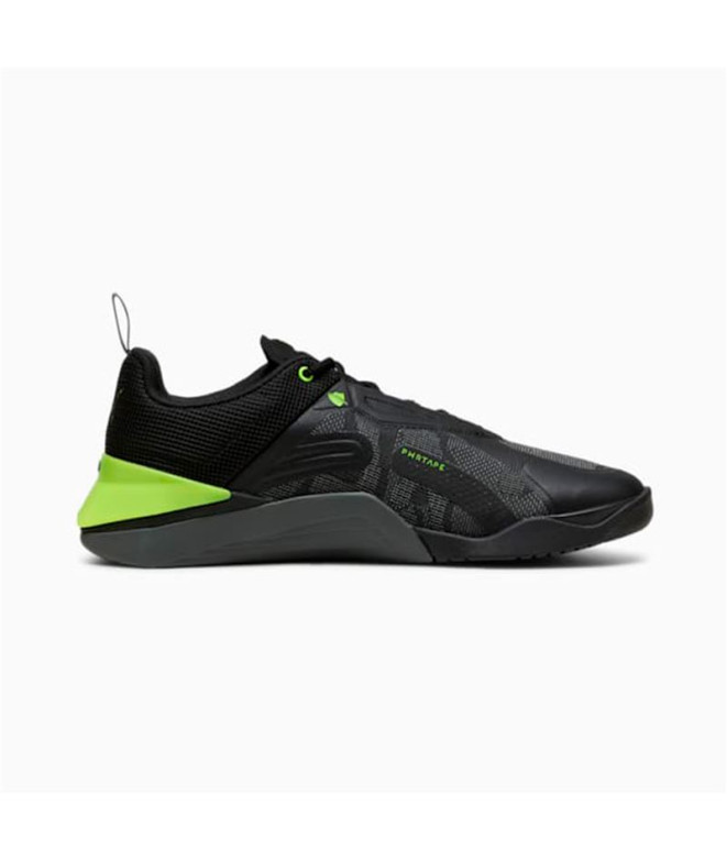Zapatillas de Fitness Puma Fuse 3.0 Unwavered Black-Yellow Alert Hombre
