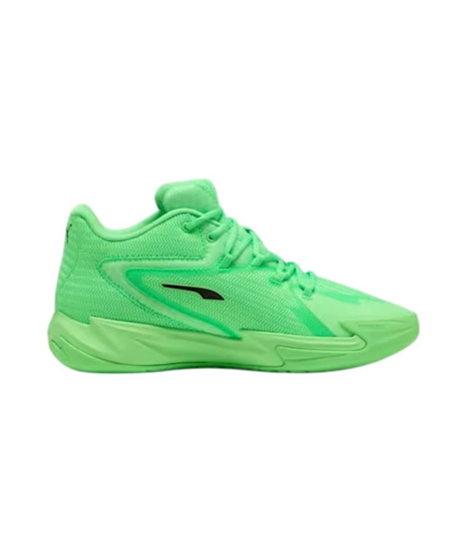 Zapatillas de Baloncesto Puma Dagger,Elektro Green Black, Hombre