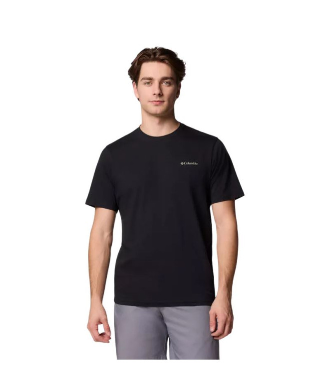 Camiseta Columbia North Cascades™ Sleeve Hombre Negro