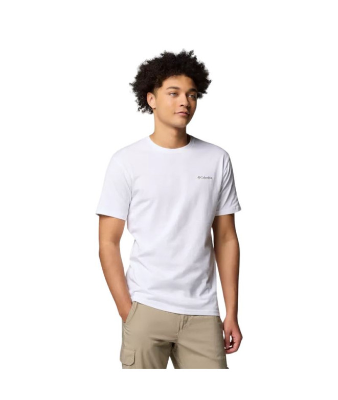 Camiseta Columbia North Cascades™ Sleeve Hombre Blanco